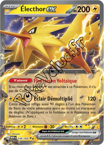 PokeValue fr Cartes Pokémon Electhor Détails et Prix sur PokeValue