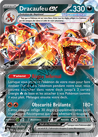 PokeValue fr Carte Pokémon Dracaufeu ex n054 série Destinées de