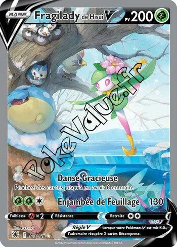 Carte Pokémon Fragilady de Hisui V n°163 de la série Astres Radieux
