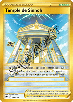 Carte Pokémon Temple de Sinnoh n°214 de la série Astres Radieux