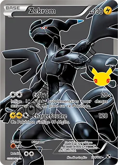Carte Pokémon Zekrom n°BLW 114 de la série Célébrations