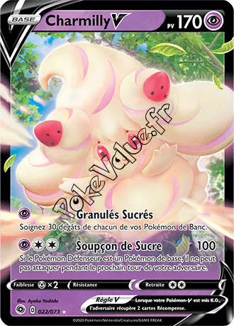 Carte Pokémon Charmilly V n°22 de la série La Voie du Maître