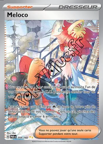 Carte Pokémon Meloco n°254 de la série Faille Paradoxe