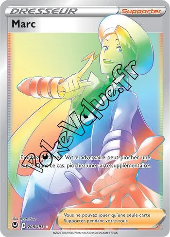 Carte Pokémon Marc n°208 de la série Tempête Argentée