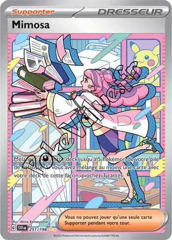 Carte Pokémon Mimosa n°251 de la série Écarlate et Violet