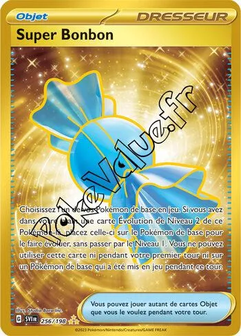 Carte Pokémon Super Bonbon n°256 de la série Écarlate et Violet
