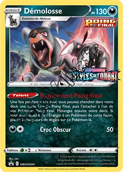 Carte Pokémon Démolosse n°090 de la série SWSH Black Star Promos