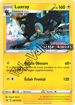 Carte Pokémon Luxray n°023 de la série SWSH Black Star Promos