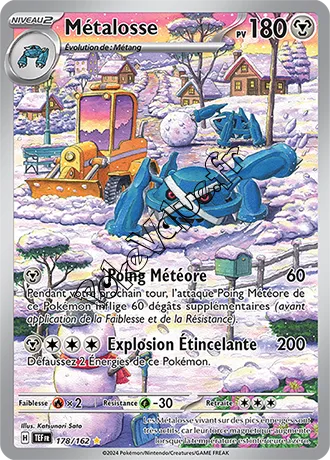 Carte Pokémon Métalosse n°178 de la série Forces Temporelles