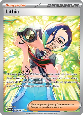 Carte Pokémon Lithia n°220 de la série Mascarade Crépusculaire